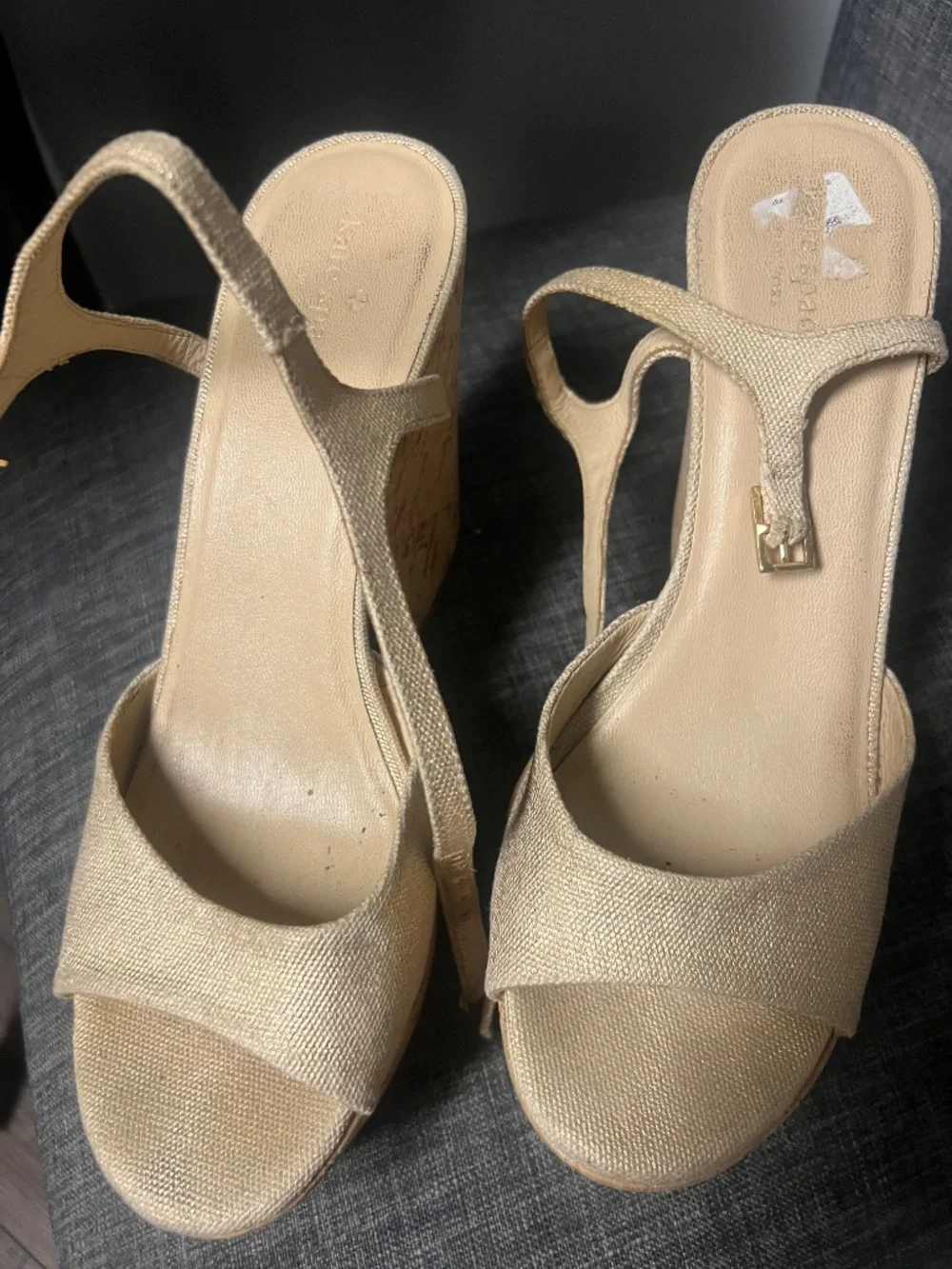 Tan wedge